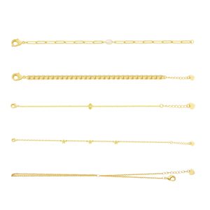 Wrist Edit Bundle: 5 Piece Bracelet and Hand Chain Bundle